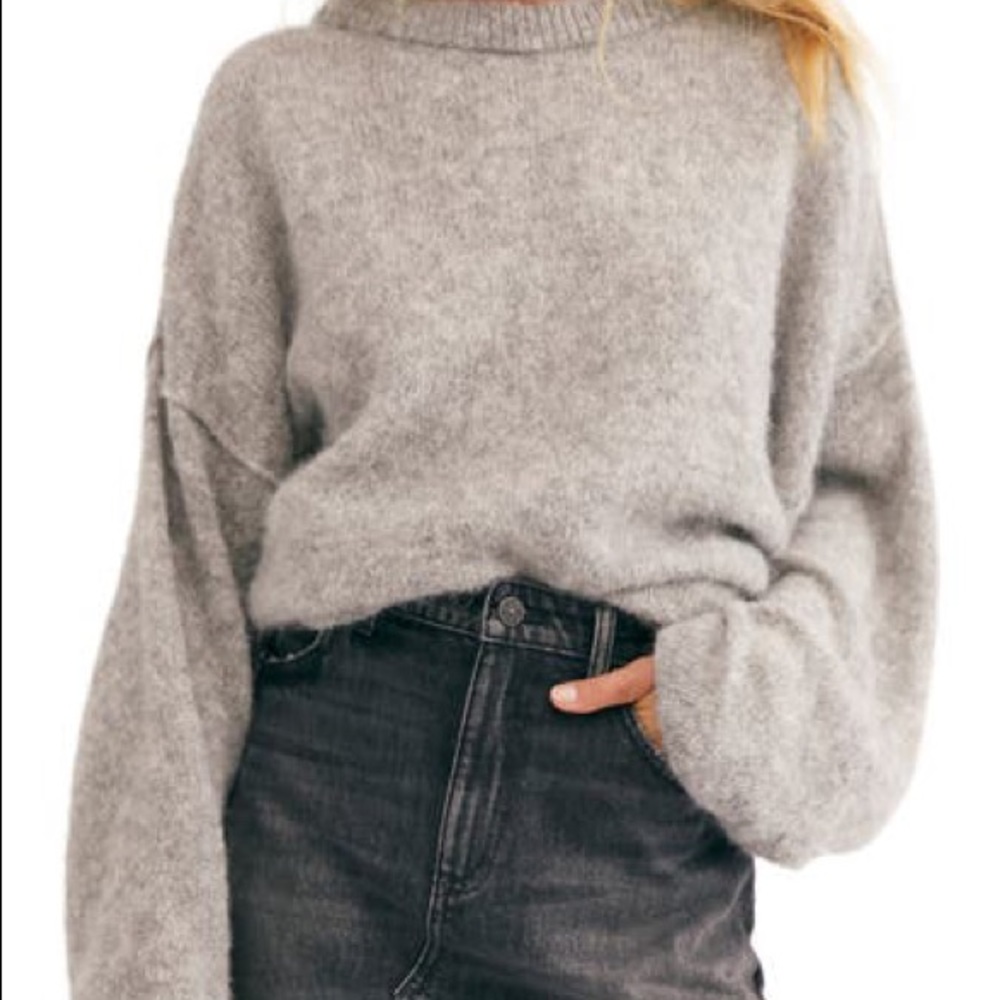 Free people Angelic Balloon sleeve sweater